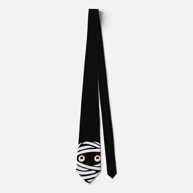 Halloween Ties Fun Halloween Mummy Costume Tie (Front)