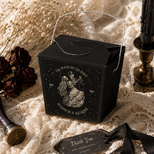 Halloween Till Death Do Us Part Gothic Black Favor Box