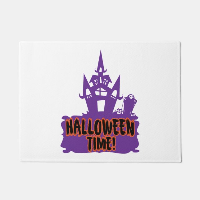 Halloween Time!   Doormat (Front)