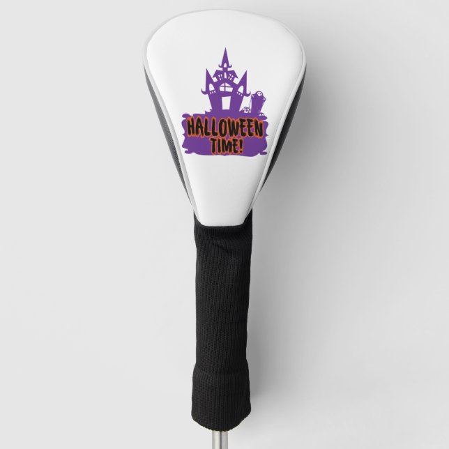 Halloween Time!   Golf Head Cover (Front)