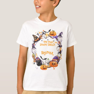 Halloween Tiny Feet, Spooky Sweet Baby Shower BRO T-Shirt