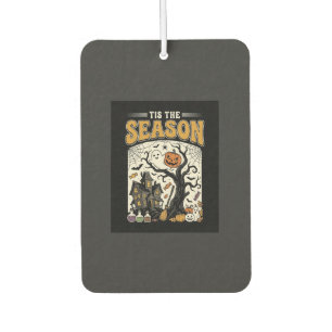 Halloween Tis The Season Haunted House Design_1 Air Freshener