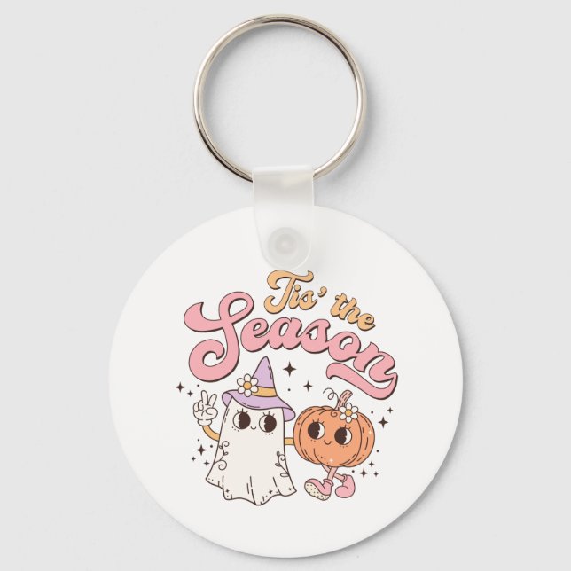 Halloween Tis the Season Keychain (Front)