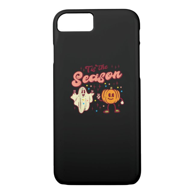 Halloween Tis The Season Retro Costume Groovy Wome Case-Mate iPhone Case (Back)