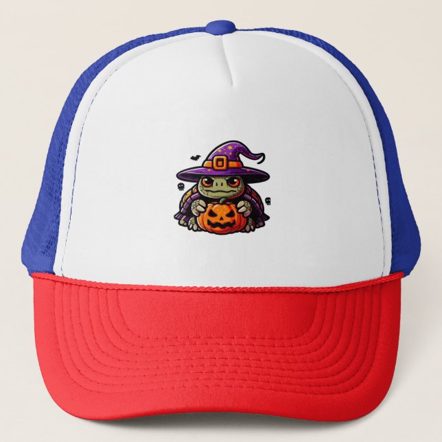 Halloween Tortoise Turtle Witch Hat Costume Spooky (Front)