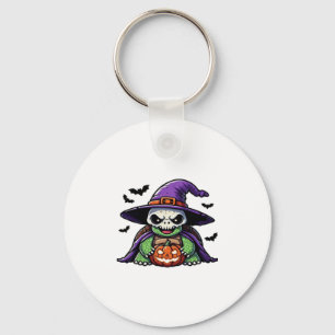 Halloween Tortoise Turtle Witch Hat Costume Spooky Keychain