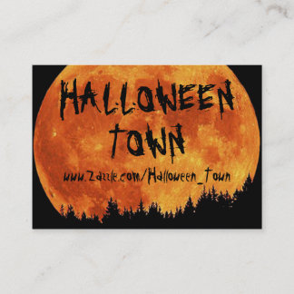 HALLOWEEN_TOWN BUSINESS CARD