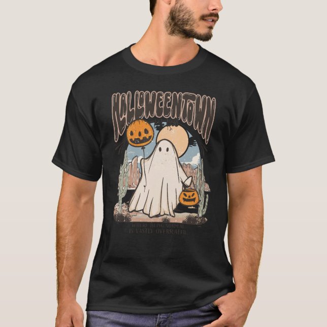 Halloween Town Est 1998 Where Being Normal Is Vast T-Shirt (Front)