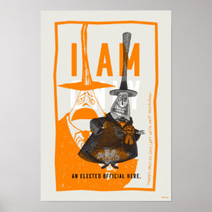 Halloween Town Mayor - Only An Elected Official Poster
