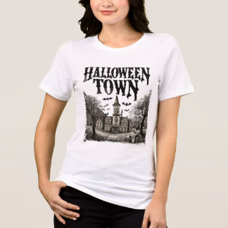 Halloween Town Vintage Spooky Season Tri-Blend Shirt