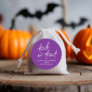 Halloween treat bag sticker