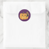 Halloween Treat Bat Sticker (Bag)