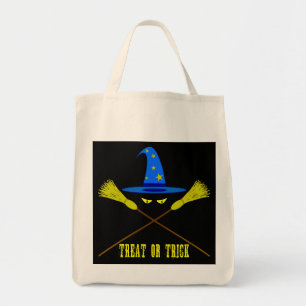 Halloween Treat Or Trick Black Tote Bag