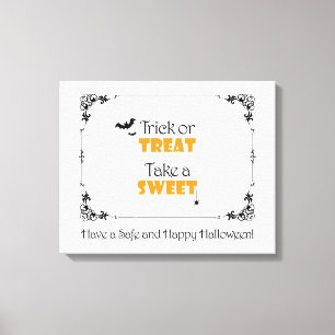 Halloween Treat Sign