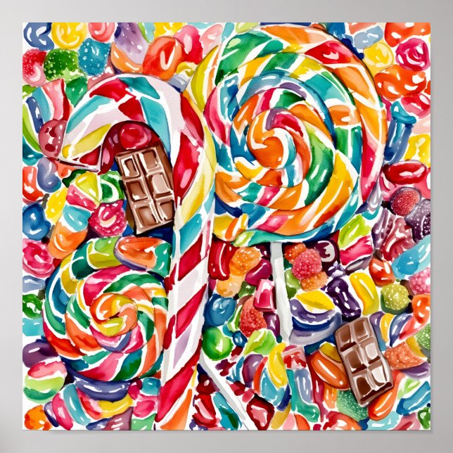 Halloween Treats Collage Poster (Front)