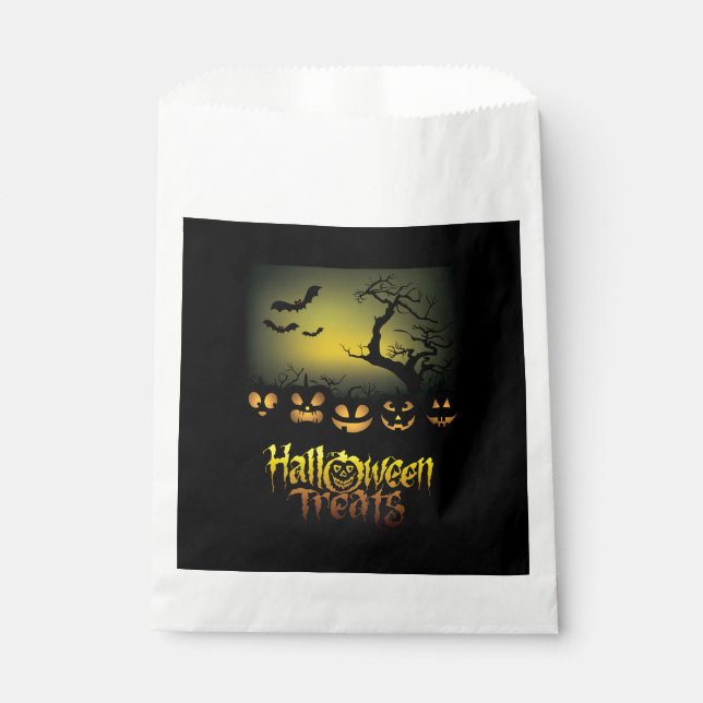 Halloween Treats Favour Bag (Front)