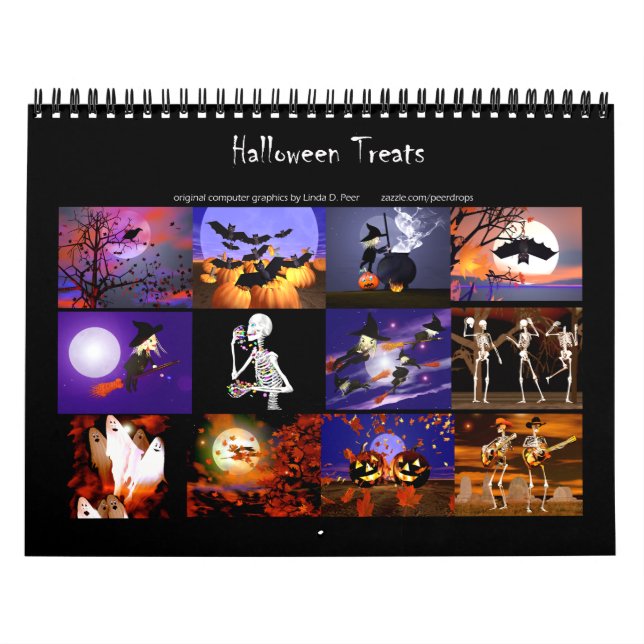Halloween Treats Original Wall Calendar (Cover)