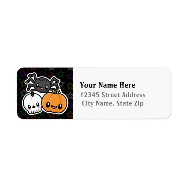 Halloween Treats return address labels (Front)