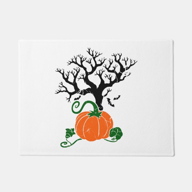 Halloween tree Fall Shirts Halloween Sweatshirt Doormat (Front)