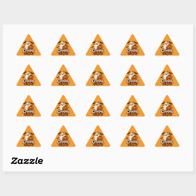 Halloween Triangle Sticker (Sheet)
