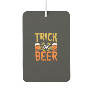 Halloween Trick or Beer Skeleton Hands Air Freshener