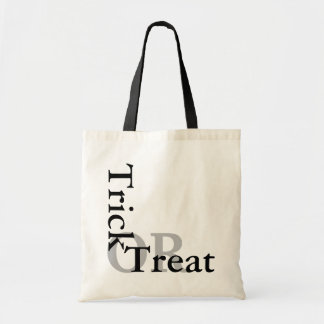 HALLOWEEN TRICK OR TREAT BAG BUDGET TOTE BAG