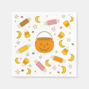 Halloween Trick-or-Treat Candy Party  Napkin