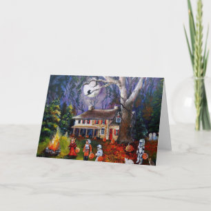 halloween trick or treat card