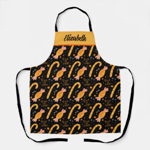 Halloween Trick or Treat Customized Kitchen Apron