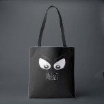 Halloween Trick or Treat Cute Whimsical Ghost Tote Bag<br><div class="desc">Spooky Ghostly Ghoul Eyes Drawing, Scary spooky eyes glaring into you. In the darkness of a scary Halloween night, these spooky eyes can frighten any quest. Spirits, ghouls, and ghosts around. The misty fog-filtered background can be edited as well as the eyes can be moved about. A great design for...</div>