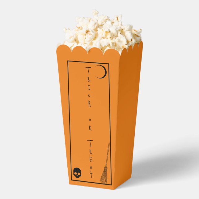 Halloween Trick or Treat  Favor Box (Popped)