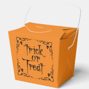 Halloween Trick or Treat Favor Box