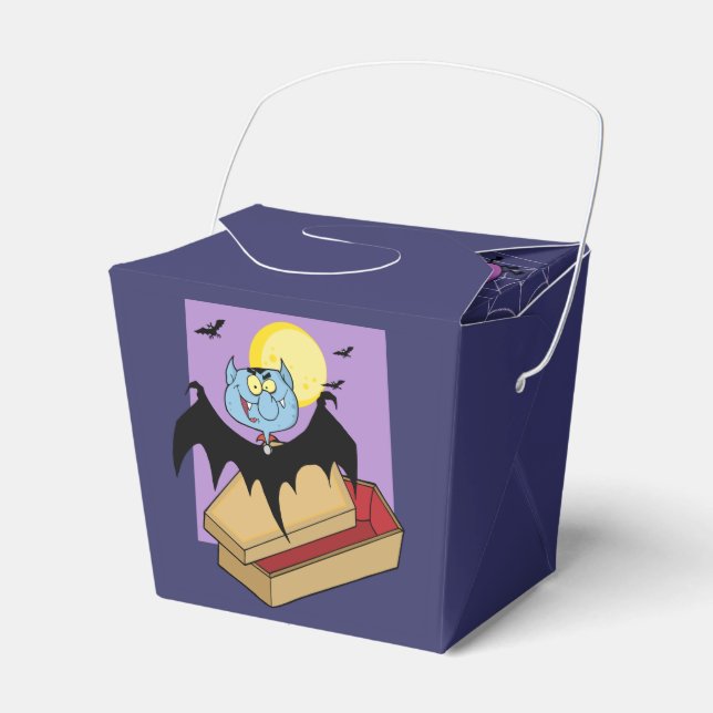 Halloween Trick or Treat Favor boxes peronalized (Front Side)