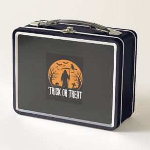 Halloween Trick or Treat Grim Reaper Design_1 Metal Lunch Box