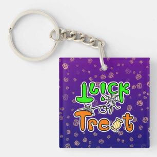 Halloween Trick or Treat Keychain