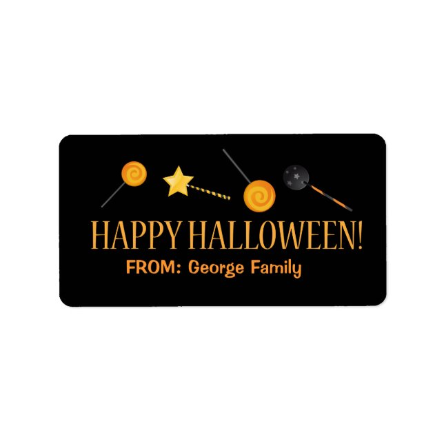 Halloween Trick or Treat Labels (Front)
