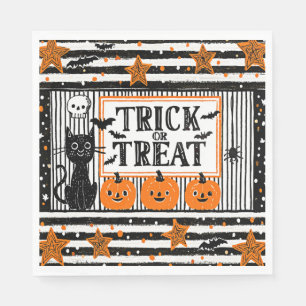 Halloween Trick or Treat Napkin