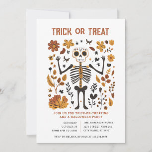 Halloween Trick or Treat Party Invitation