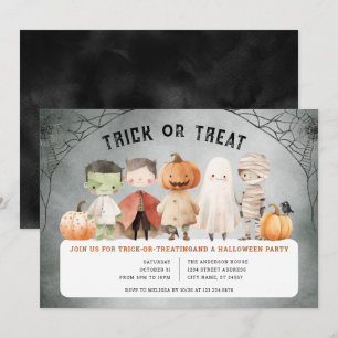Halloween Trick or Treat Party Invitation