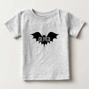 Halloween trick or treat personalized monogram baby T-Shirt