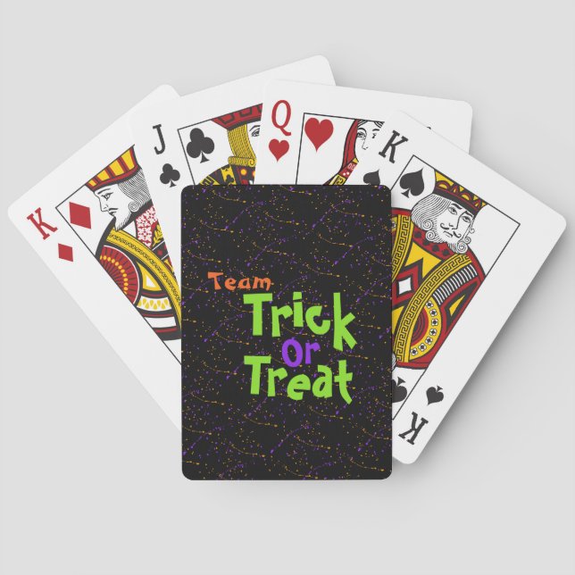 Halloween / Trick or Treat / Playing Cards (Back)