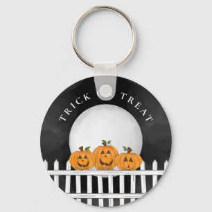 Halloween Trick Or Treat Pumpkin Jack O Lanterns Keychain