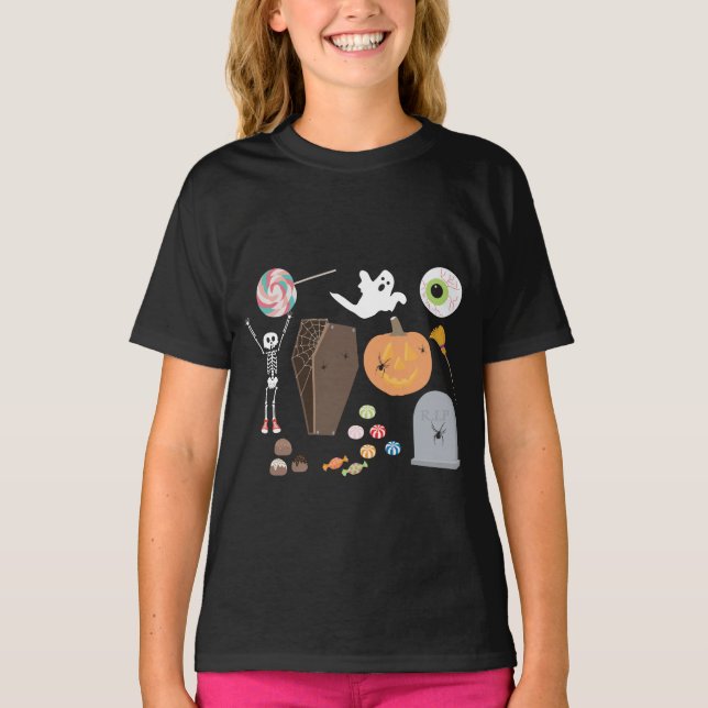 Halloween Trick or Treat T-Shirt (Front)