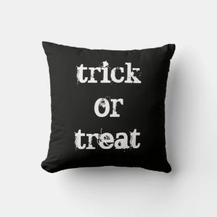 Halloween Trick or Treat Throw Pillow