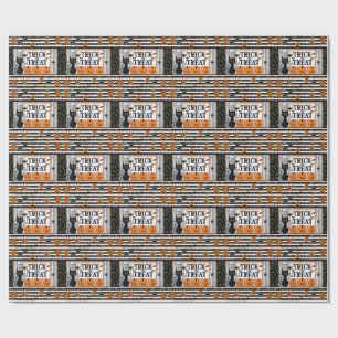 Halloween Trick or Treat Wrapping Paper