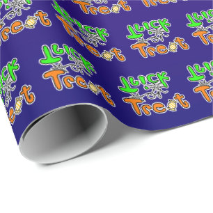 Halloween Trick or Treat Wrapping Paper