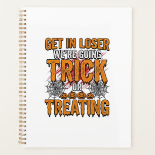 Halloween Trick Or Treating Vintage Typography Des Planner