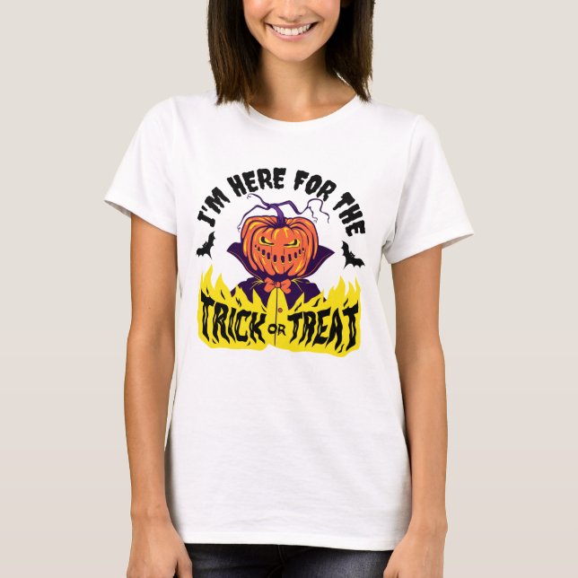 Halloween Trick Or Trick T-Shirt (Front)