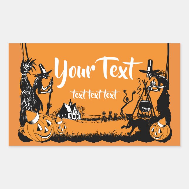 Halloween, Trick ou Treat étiquette (Devant)