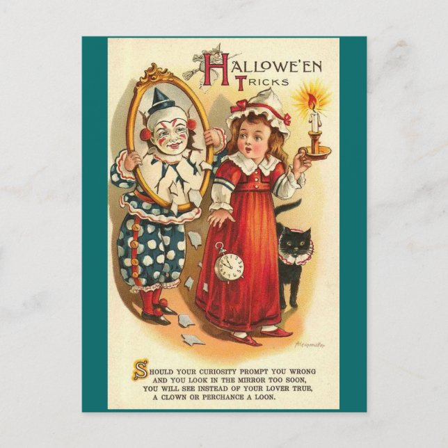 Halloween Tricks Postcard (Front)